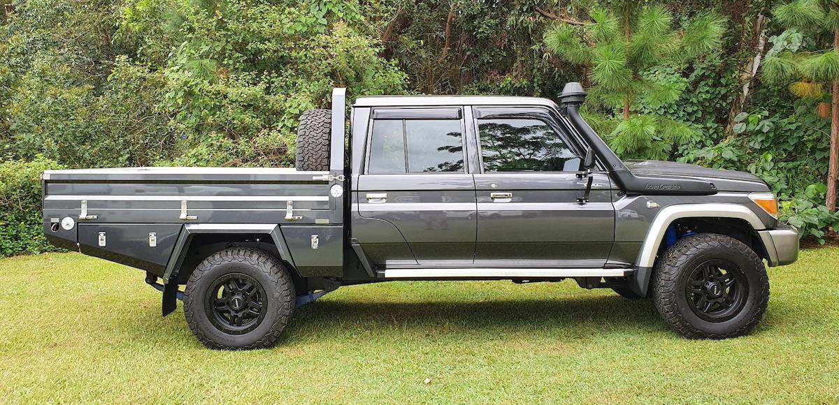 lack Dual Cab Landcruiser 79 Series - Chassis Extension