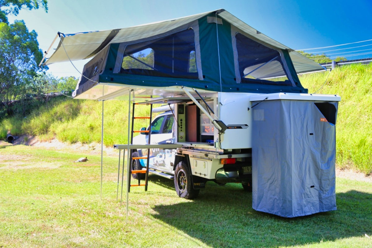 Slide on Alloy Camping Canopy For Utes | Innovative Design